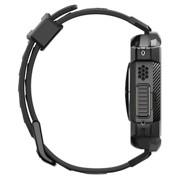 Spigen Rugged Armor Pro Apple Watch Ultra 49mm ACS05460, melns cena un informācija | Viedpulksteņu un viedo aproču aksesuāri | 220.lv