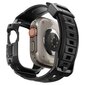 Spigen Rugged Armor Pro Apple Watch Ultra 49mm ACS05460, melns cena un informācija | Viedpulksteņu un viedo aproču aksesuāri | 220.lv