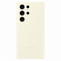 Samsung Galaxy S23 Ultra, Silicone Cover, beige - Case cena un informācija | Telefonu vāciņi, maciņi | 220.lv