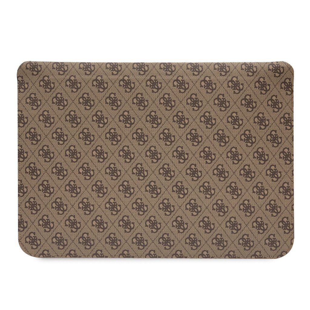 Guess PU 4G Printed Stripes Computer Sleeve 13|14" Brown cena un informācija | Somas portatīvajiem datoriem | 220.lv