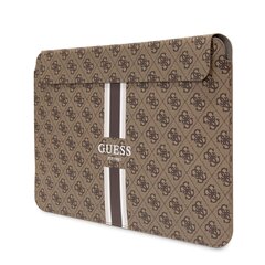 Guess PU 4G Printed Stripes Computer Sleeve 13|14" Brown цена и информация | Рюкзаки, сумки, чехлы для компьютеров | 220.lv