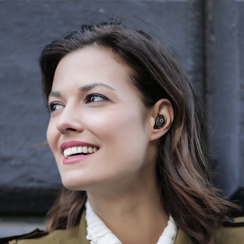 Borofone TWS Bluetooth Earphones BW06 Manner Black cena un informācija | Austiņas | 220.lv