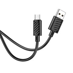 HOCO kabelis USB uz Micro 2,4A Gratified X88 melns цена и информация | Кабели для телефонов | 220.lv