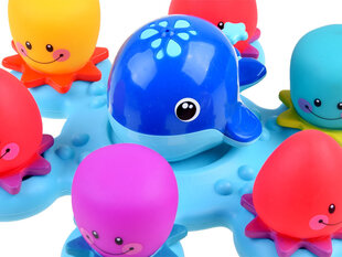 Vannas istabas rotaļlieta Vaļu un astoņkājis cena un informācija | Rotaļlietas zīdaiņiem | 220.lv