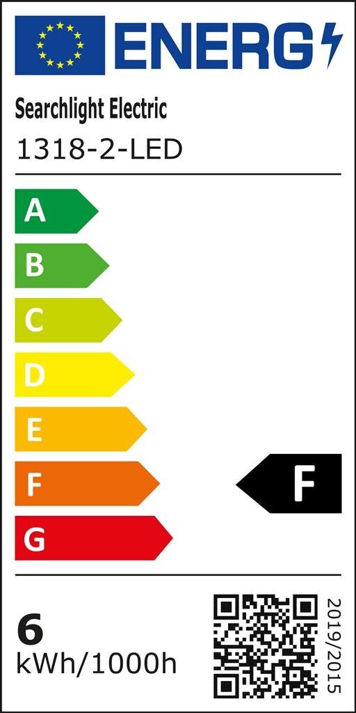 Searchlight āra, fasādes sienas gaismeklis Metro 1318-2-LED цена и информация | Āra apgaismojums | 220.lv