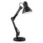 Searchlight galda lampa Desk Partners Hobby, 1xE27x60W, EU2429BK cena un informācija | Galda lampas | 220.lv