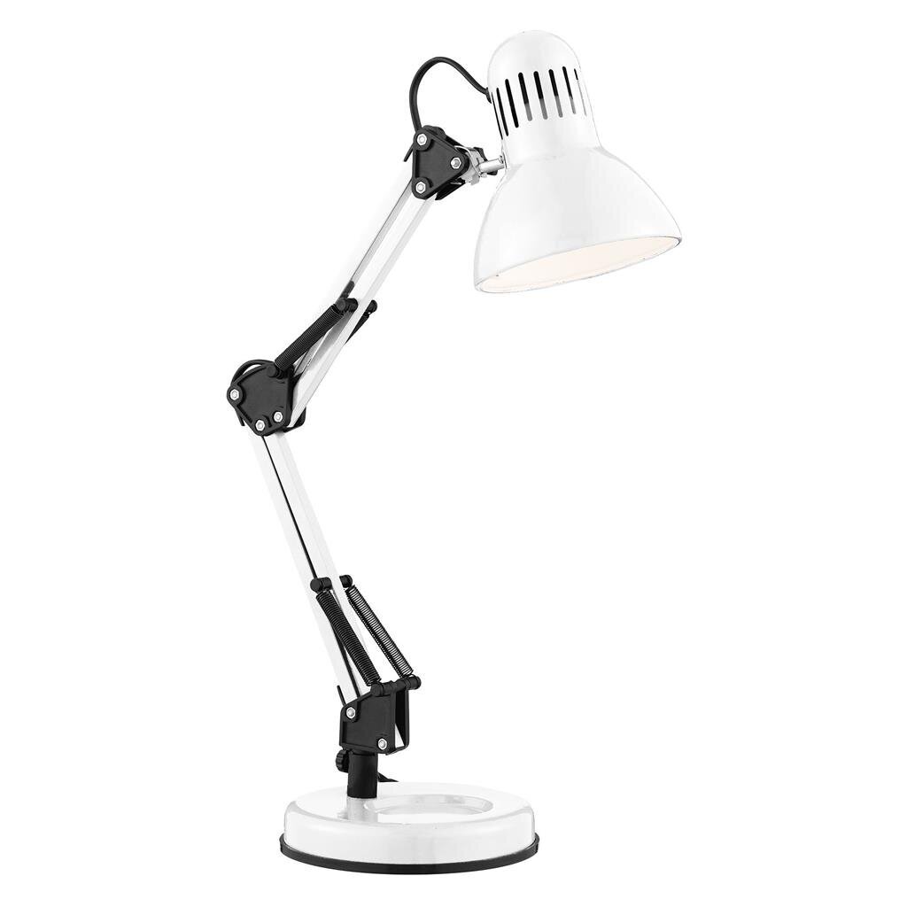 Searchlight galda lampa Desk Partners Hobby, 1xE27x60W, EU2429WH цена и информация | Galda lampas | 220.lv