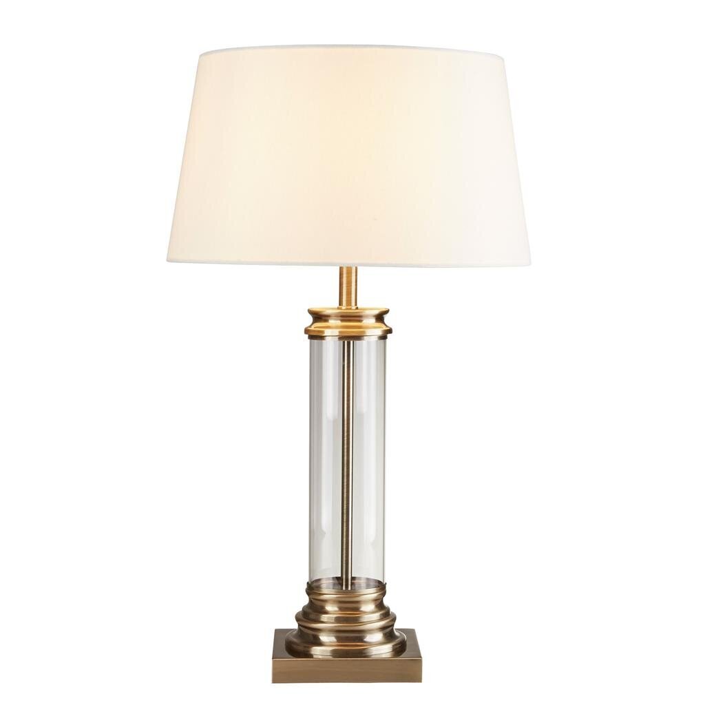 Searchlight galda lampa Pedestal, 1xE27x60W, EU5141AB cena un informācija | Galda lampas | 220.lv