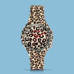 Sieviešu pulkstenis Doodle Leoparda apdruka DO39014 cena un informācija | Sieviešu pulksteņi | 220.lv