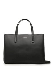 Женская сумка CALVIN KLEIN Must Tote MD Black 545010260, черная цена и информация | Куинн | 220.lv