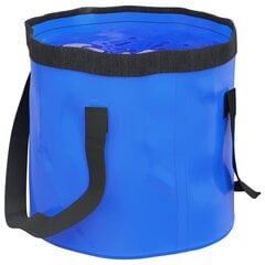 vidaXL saliekami spaiņi, 2 gab., zili, 30 L, PVC цена и информация | Ящики для вещей | 220.lv