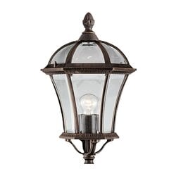 Searchlight УЛИЧНЫЙ ДЕКОРАТИВНЫЙ СТОЛБ, САДОВЫЙ СВЕТИЛЬНИК Capri, 1x60WxE27, IP23, коричневый, 1568 цена и информация | Уличное освещение | 220.lv