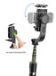 3-v-1 Gimbal 360° Attēla stabilizators Selfie pauze Statīvs Tripods cena un informācija | Auto turētāji | 220.lv