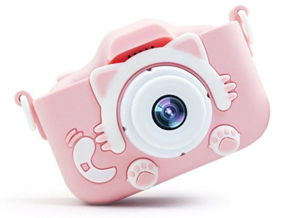 Bērnu digitālā kamera, rozā цена и информация | Attīstošās rotaļlietas | 220.lv