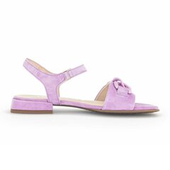 Liela izmēra violetas zamšādas sieviešu sandales Gabor cena un informācija | Sieviešu sandales | 220.lv