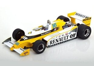 Renault RS10 GP #16 GP Great Britain 1979 R.Arnoux MCG 1:18 MCG18617 cena un informācija | Kolekcionējamie modeļi | 220.lv