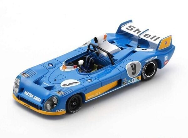 Matra Simca MS 670B #9 3rd LM 1974 J.P.Jabouille - F.Migault SPARK 1:43 S3554 цена и информация | Kolekcionējamie modeļi | 220.lv