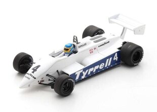 Tyrrell 011 #4 South African GP 1982 Slim Borgudd SPARK 1:43 S7282 cena un informācija | Kolekcionējamie modeļi | 220.lv