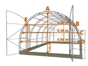 6x10 m Fermer FRAME cena un informācija | Siltumnīcas | 220.lv