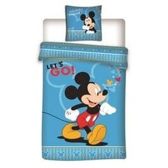 Детское постельное белье, Disney Mickey, Let's Go, микрофибра цена и информация | Детское постельное бельё | 220.lv