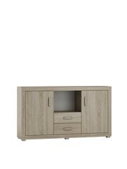 Kumode ADRK Furniture Bahar, 160x40x90 cm, brūna cena un informācija | Kumodes | 220.lv