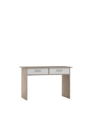 Письменный стол ADRK Furniture Atun, коричневый/белый цвет цена и информация | Компьютерные, письменные столы | 220.lv