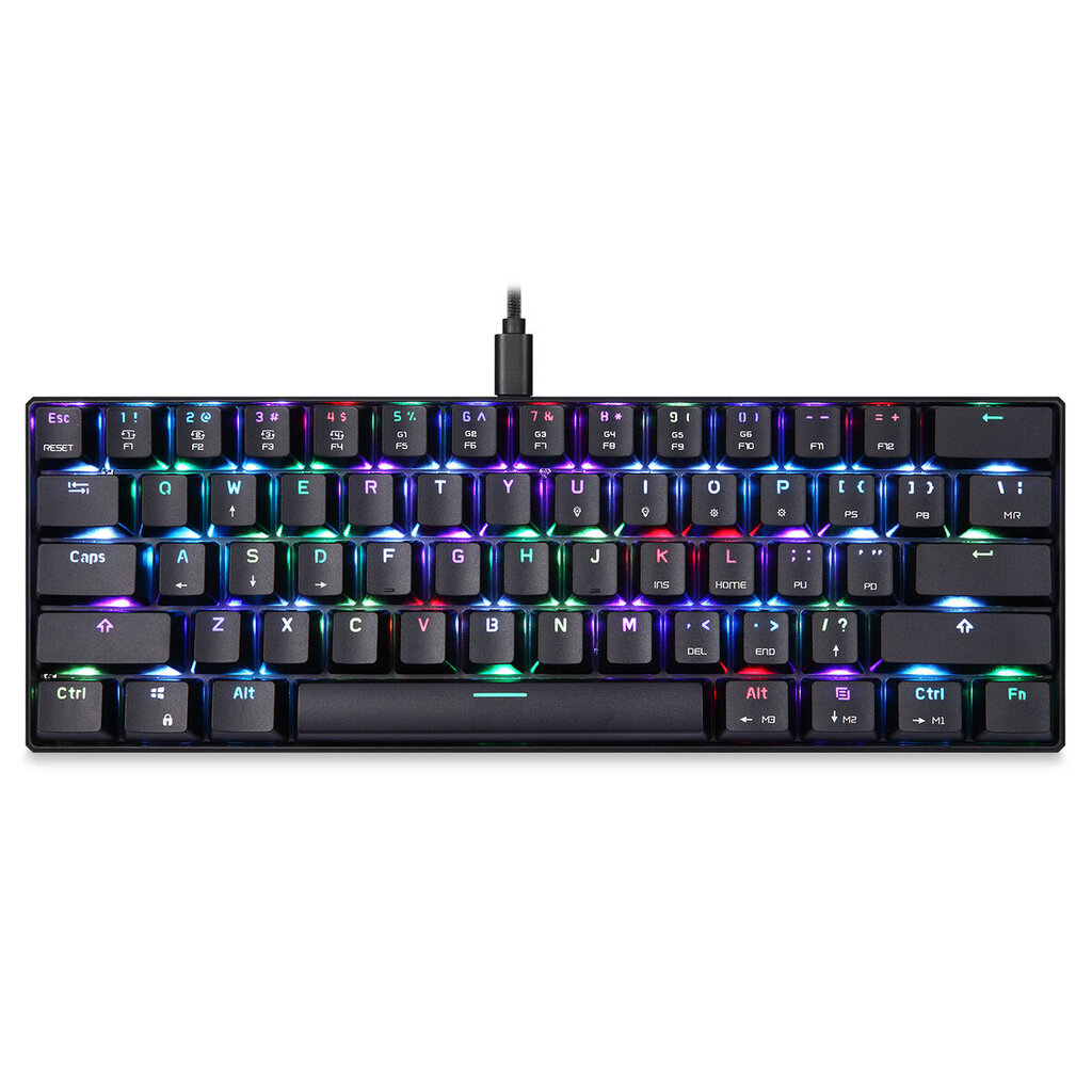 Motospeed CK61 RGB cena un informācija | Klaviatūras | 220.lv