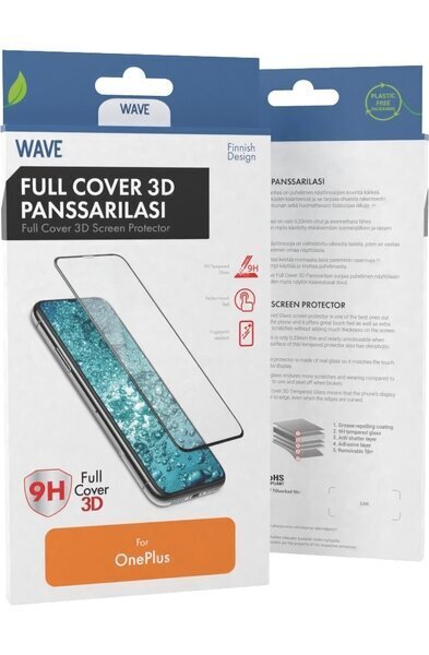 Wave Full Cover 3D Screen Protector цена и информация | Ekrāna aizsargstikli | 220.lv