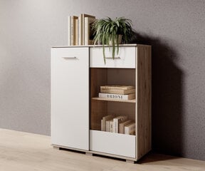 Комод ADRK Furniture 2D Atun, коричневый/белый цвет цена и информация | Комоды | 220.lv