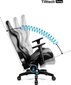 Spēļu krēsls Diablo X-Horn King Size, melns cena un informācija | Biroja krēsli | 220.lv