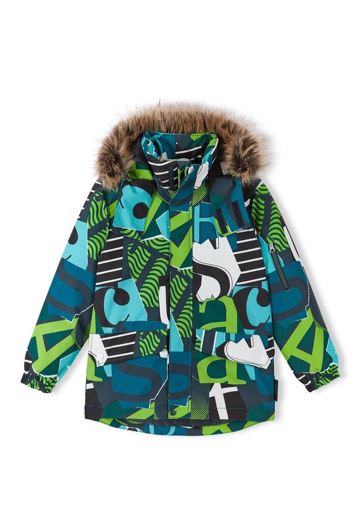 Tutta by Reima zēnu ziemas jaka SEVERI, raibi zaļa цена и информация | Ziemas apģērbs bērniem | 220.lv