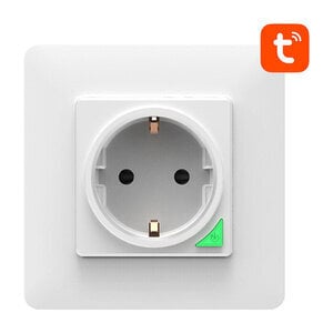 Viedā WiFi sienas kontaktligzda Avatto N-WOT10-EU-W TUYA (balta) cena un informācija | Elektrības slēdži, rozetes | 220.lv