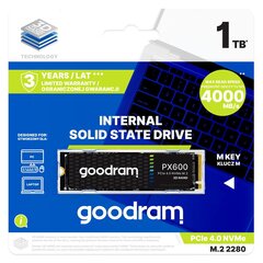 Cietais disks GoodRam PX600 2 TB SSD цена и информация | Внутренние жёсткие диски (HDD, SSD, Hybrid) | 220.lv