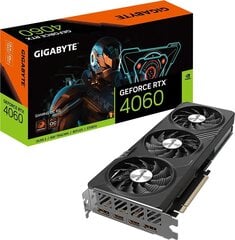 Grafikas karte|GIGABYTE|NVIDIA GeForce RTX 4060|8 GB|GDDR6|128 bitu|PCIE 4.0 16x|2xHDMI|2xDisplayPort|GV-N4060GAMINGOC-8GD цена и информация | Видеокарты (GPU) | 220.lv