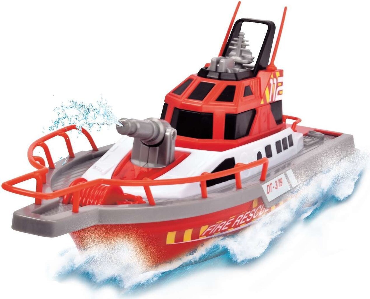 Tālvadības RC ugunsdzēsības laiva cena un informācija | Rotaļlietas zēniem | 220.lv