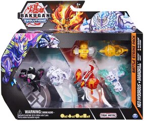 Komplekts Bakugan Evolutions Battle Strike Pack 6 figūriņas un kartes cena un informācija | Rotaļlietas zēniem | 220.lv