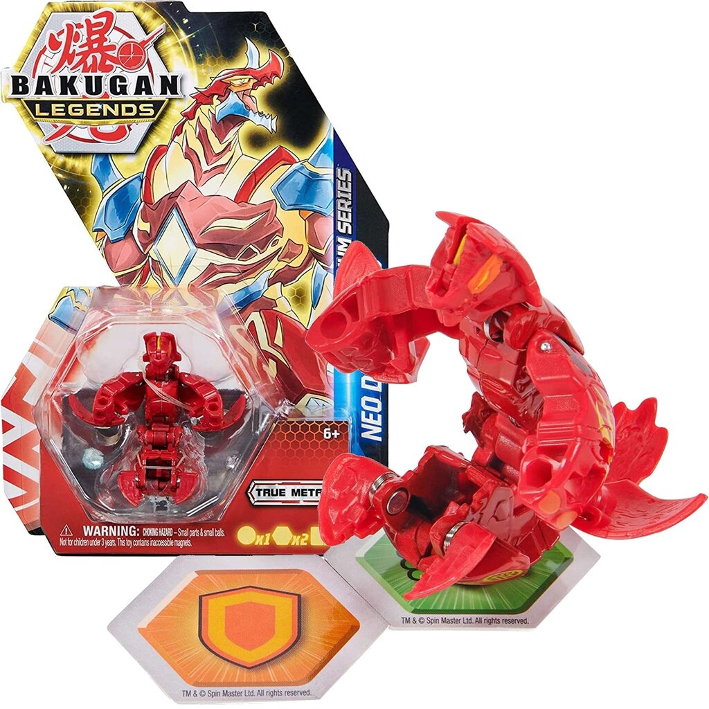 Neo Dragonoid Bakugan Legends platīna figūra un kartes цена и информация | Rotaļlietas zēniem | 220.lv