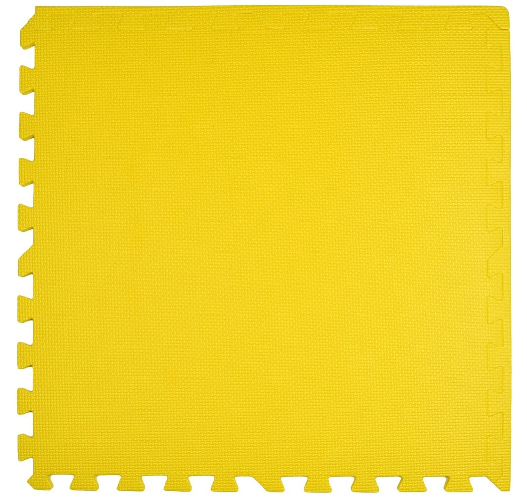 Putu puzles paklājs Humbi 2 gab. dzeltens 62 x 62 x 1 cm цена и информация | Attīstošie paklājiņi | 220.lv