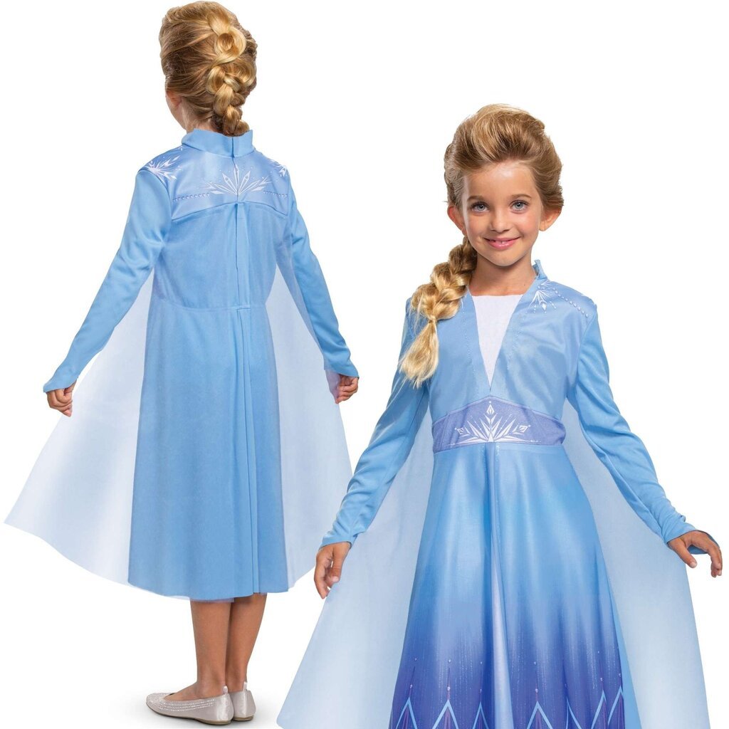 Karnevāla kostīms Disney Frozen Elsa 109-123 cm 5-6 gadi cena un informācija | Karnevāla kostīmi, maskas un parūkas | 220.lv