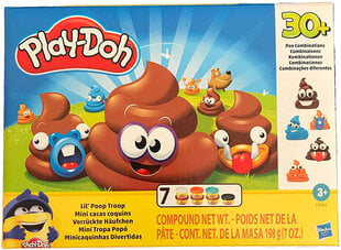 Komplekts 7 krāsas 7 tūbiņas Play Doh Ciastolina Lil' Poop Troop цена и информация | Развивающие игрушки | 220.lv