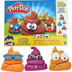 Komplekts 7 krāsas 7 tūbiņas Play Doh Ciastolina Lil' Poop Troop cena un informācija | Attīstošās rotaļlietas | 220.lv