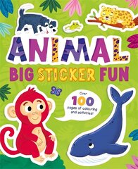 Animal Big Sticker Fun cena un informācija | Grāmatas mazuļiem | 220.lv