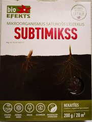 Продукт, содержащий микроорганизмы Субтимикс, 200г цена и информация | Рассыпчатые удобрения | 220.lv
