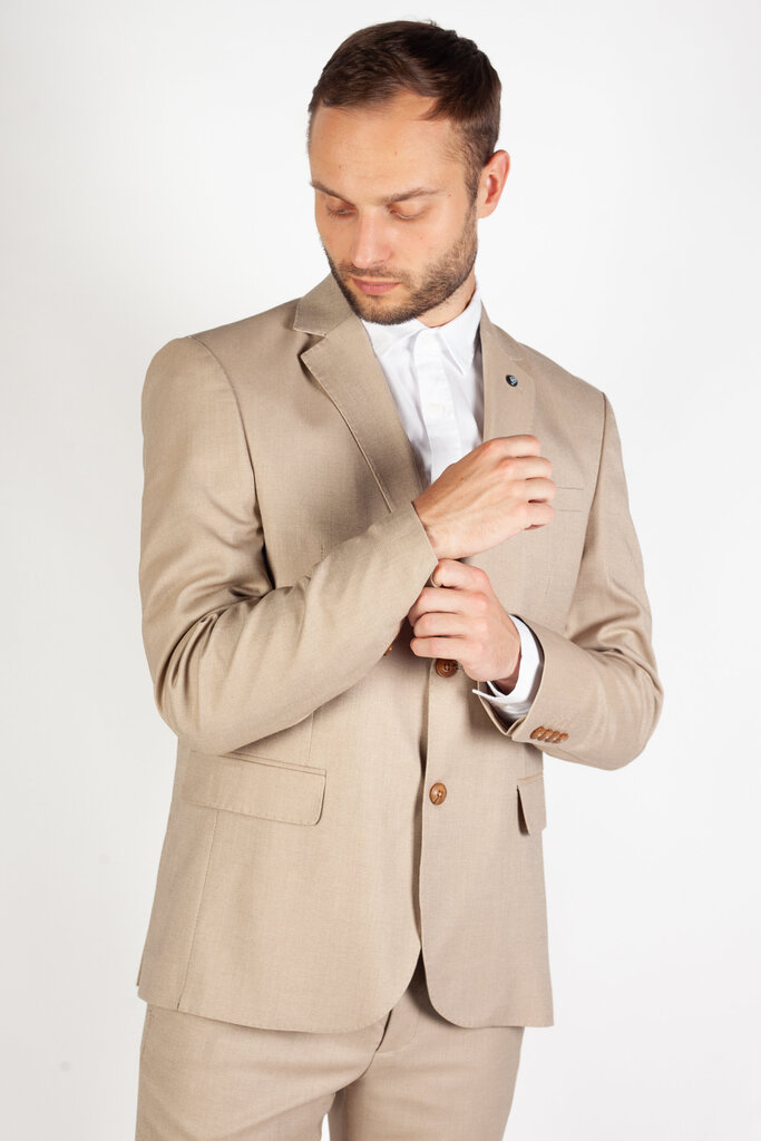 Uzvalks FRAPPOLI 6197PASIROSBEJJACKET-48 cena un informācija | Vīriešu žaketes | 220.lv