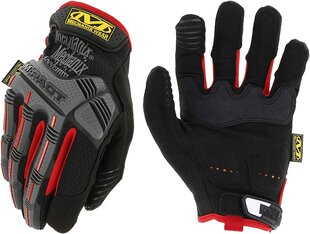 Перчатки Mechanix M-Pact® 52 чёрный/kрасный L цена и информация | Рабочие перчатки | 220.lv