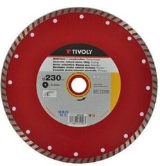 Алмазный диск Tivoly, турбо 125x22,2мм цена и информация | Механические инструменты | 220.lv