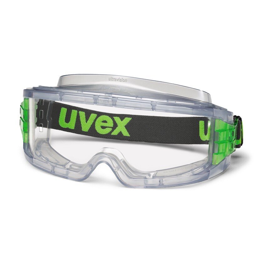 Slēgtā tipa aizsargbrilles UVEX Ultravision, gaišā lēca, Supravision Excellence HC/AF pārklājums, triecienizturīgas cena un informācija | Galvas aizsargi | 220.lv