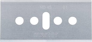 Двусторонний прямоугольный нож Martor 45, 10 шт. цена и информация | Механические инструменты | 220.lv