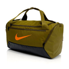 Спортивная сумка Nike Nk Brsla S Duff-9.5 DM3976 368, цвет хаки цена и информация | Спортивные сумки и рюкзаки | 220.lv