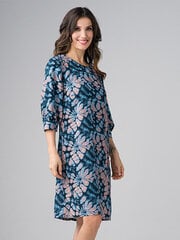 Viskozes kleita Lega SK153, tumši zila/zila/bēšs cena un informācija | Kleitas | 220.lv